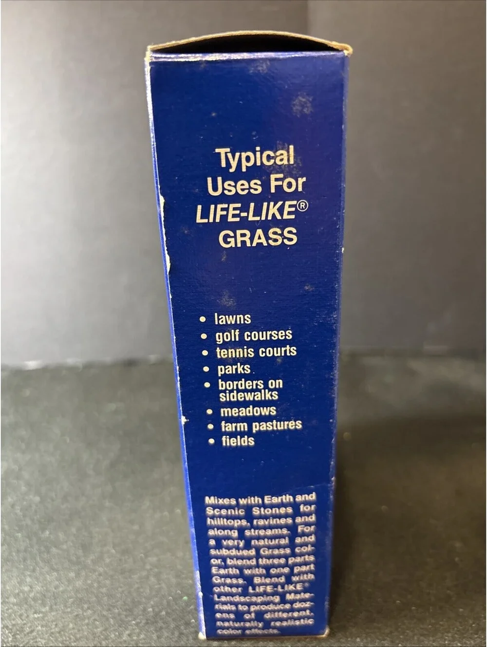 New NOB VTG LIFE-LIKE The Finest In Scenery Grass For Train Sets All Scales 7oz.